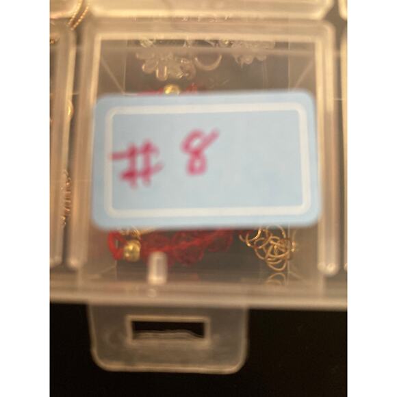 Chain bracelet set of 2 red - Picture 3 of 3